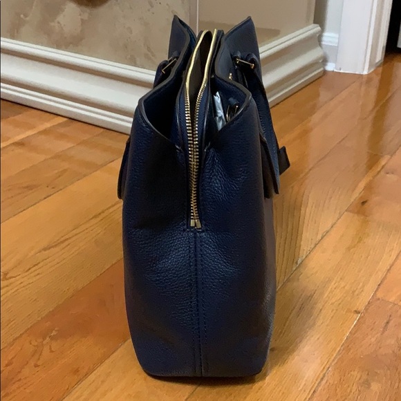 NWT Michael Kors Camille Navy Satchel - Picture 8 of 8